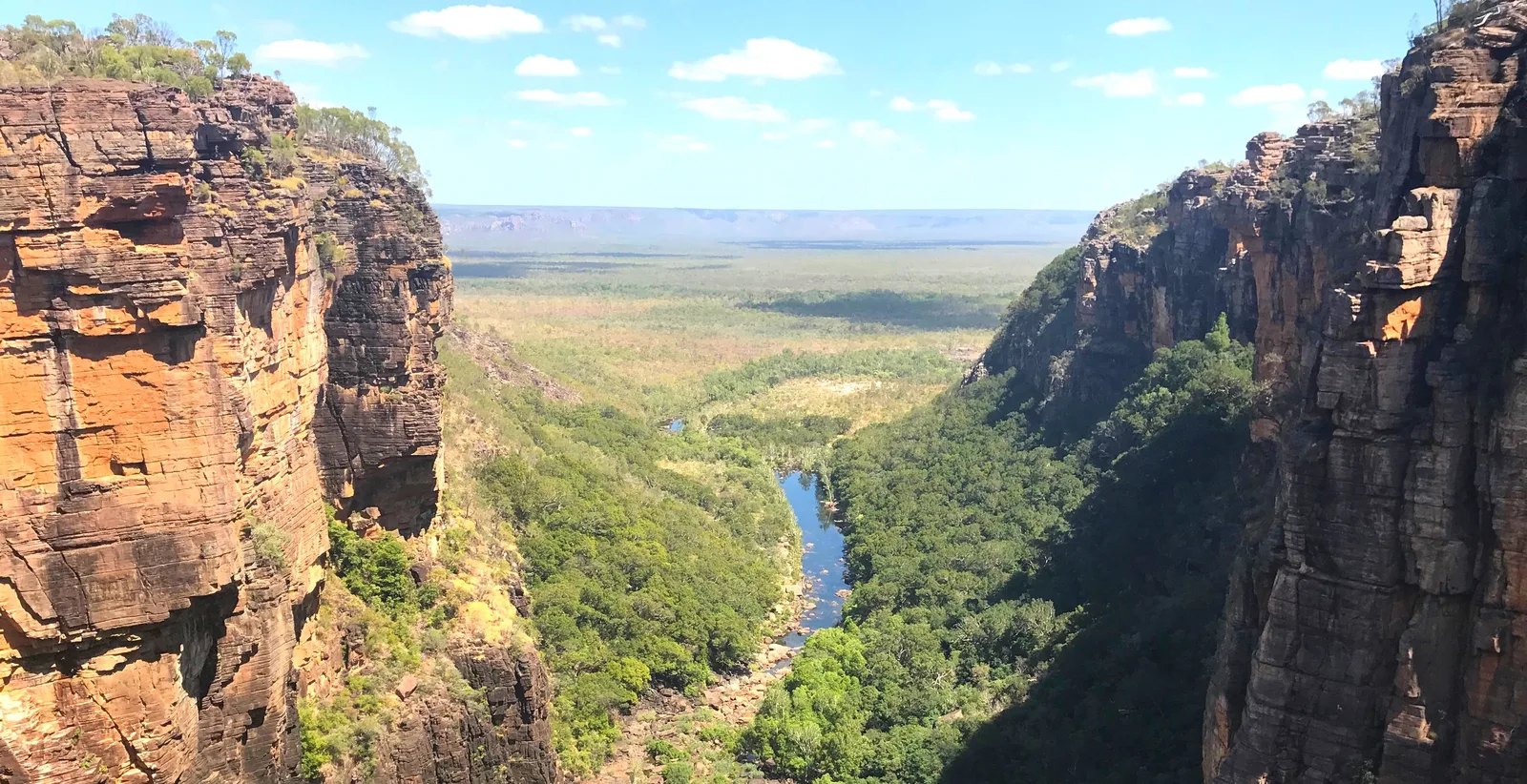 Looking out over the gorge at dusk